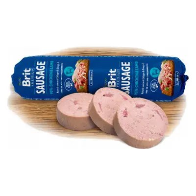 BRIT Sausage Chicken & Lamb Brit, 800 g