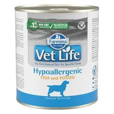 Vet Life Natural (Farmina Pet Foods) Konzerva pro psy VET LIFE NATURAL, hypoallergenic, 300 g