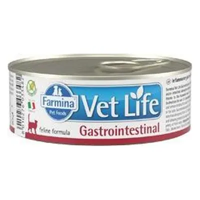 Vet Life Natural (Farmina Pet Foods) Konzerva pro kočky VET LIFE NATURAL, gastrointestinal, 85 g