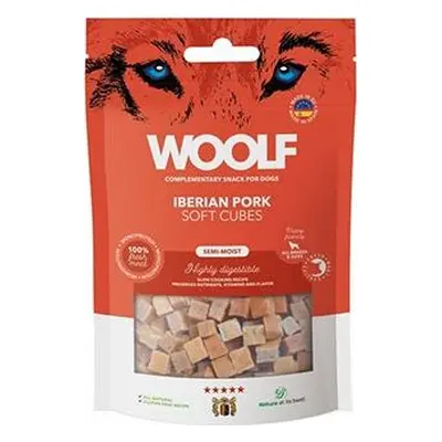 Woolf Pamlsky pro psy WOOLF, Soft Cubes Iberian Pork, 100 g