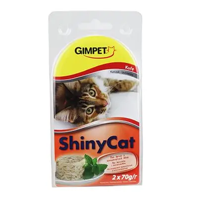 Gimpet kočka konz. ShinyCat kuře 2x70 g