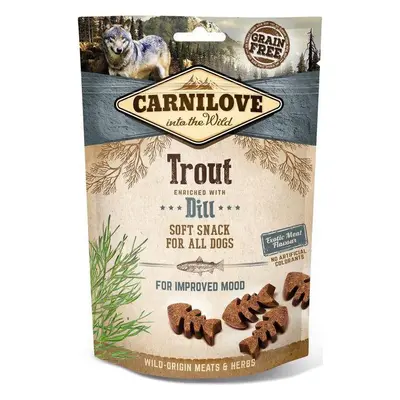 CARNILOVE Pochoutka pro psy Semi Moist Trout&Dill Carnilove, 200 g