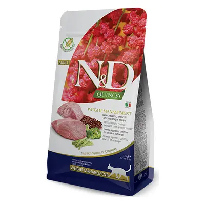 N&D (Farmina Pet Foods) N&D GF Quinoa CAT Weight Management Lamb & Broccoli 5 kg