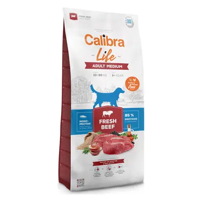 Granule pro psy Calibra Life Adult Medium Fresh Beef, 12 kg