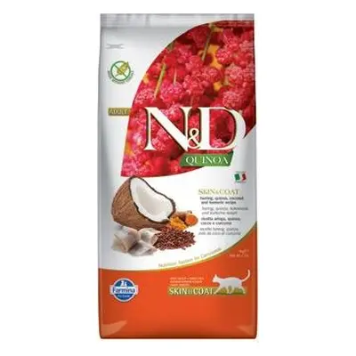 N&D (Farmina Pet Foods) N&D Quinoa CAT Skin & Coat Herring & Coconut 5 kg