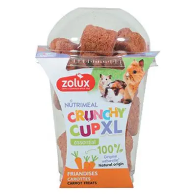 Zolux Pochoutka pro hlodavce pro CRUNCHYCUP XL mrkev Zolux, 110 g