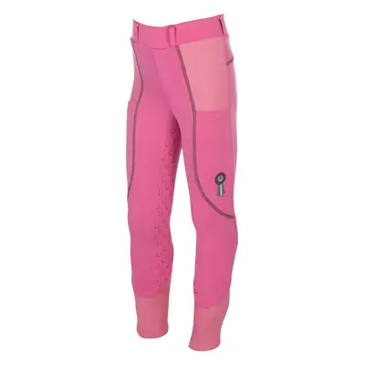 HKM Legíny jezdecké Claire HKM, s gripem, dětské, pink