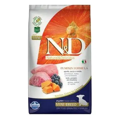 N&D (Farmina Pet Foods) N&D GF Pumpkin DOG Puppy Mini Lamb & Blueberry 7 kg