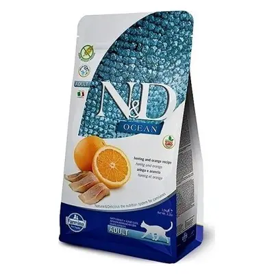 N&D (Farmina Pet Foods) N&D GF OCEAN CAT Adult Herring & Orange 1,5 kg