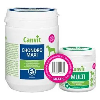 Canvit Chondro Maxi pro psy, 500 g + Canvit Multi pro psy, 100 g