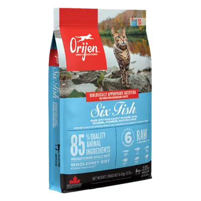 Granule pro kočky Orijen Cat Six Fish, 5,4 kg