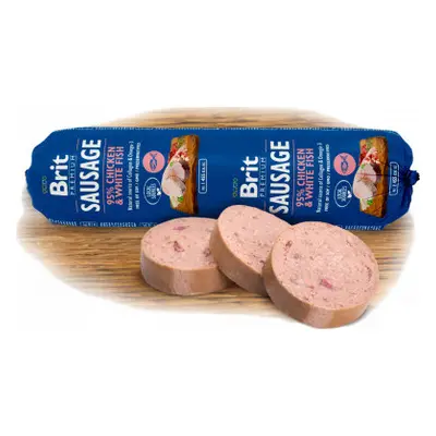 BRIT Sausage Chicken & White Fish Brit, 800 g