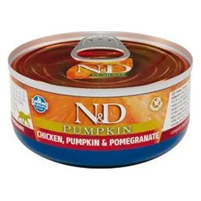 N&D (Farmina Pet Foods) Konzerva N&D CAT PUMPKIN Adult, Chicken & Granátové jablko, 70 g