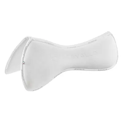 ACAVALLO Dečka tlumící Spine Free CC Memory Foam & Bamboo Acavallo, skoková, bílá