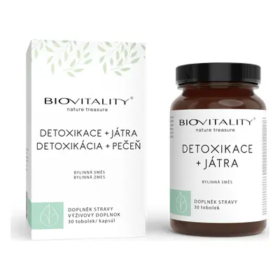 Biovitality Detoxikace + játra Biovitality, 30 tbl