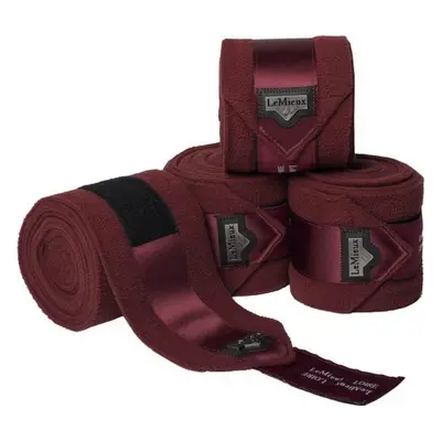 LeMieux Bandáže Polo Loire Satin LeMieux, 4 ks, 3,8 m, rioja