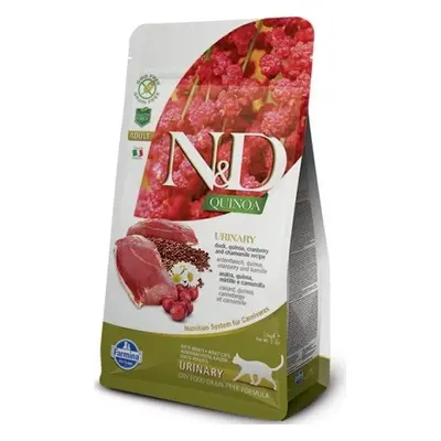 N&D (Farmina Pet Foods) Granule pro kočky GF Quinoa Urinary Duck & Cranberry N&D, 300 g