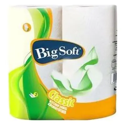 Gigant Utěrky kuchyňské papírové Big Soft, 2 ks