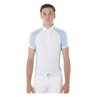 EQUESTRO Triko závodní Slim Fit EQUESTRO, pánské, skyway