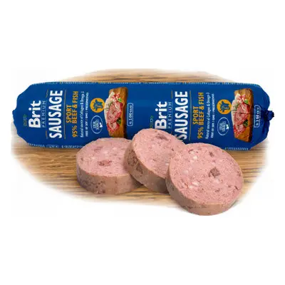 BRIT Sausage Beef & Fish-Sport formula Brit, 800 g