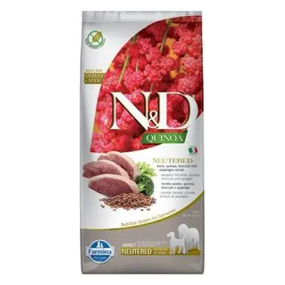 N&D (Farmina Pet Foods) Granule pro psy N&D Quinoa DOG Neutered Duck&Broccoli&Asp, 12 kg