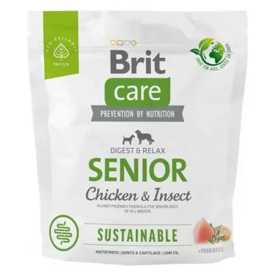 Granule Brit Care Dog Sustainable Senior, 1 kg