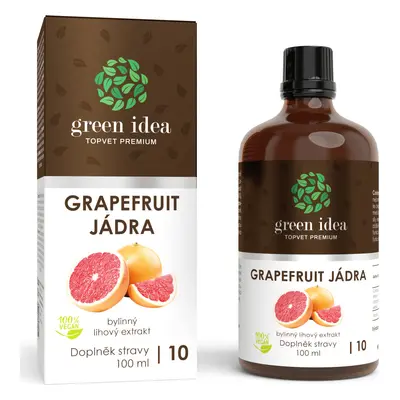 Green idea Bylinný lihový extrakt - Grapefruit jádra GREEN IDEA, 100 ml