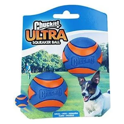 Chuckit Hračka pro psy Ultra Squeaker Ball Chuckit, S, 5 cm, 2 ks