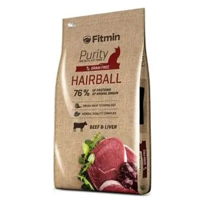 Granule pro kočky Fitmin Purity Hairball, hovězí, 400 g