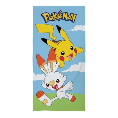 Halantex Bavlněná froté osuška 70x140 cm - Pokémon