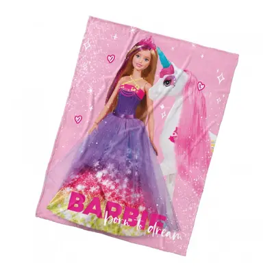 Carbotex Deka 130x170 cm - Barbie a kouzelný jednorožec