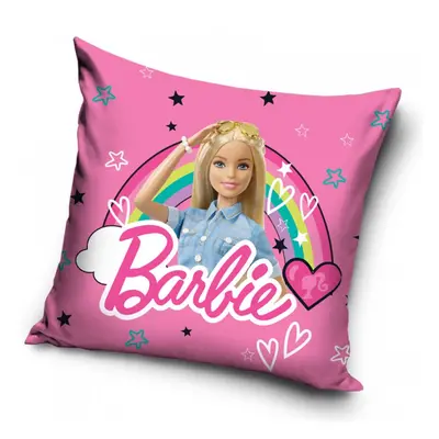 Carbotex Povlak na polštářek 40x40 cm - Barbie Kouzelná duha