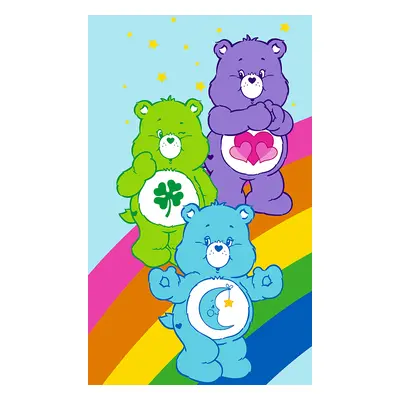 Carbotex Bavlněný froté ručníček 30x50 cm - Medvídci Care Bears