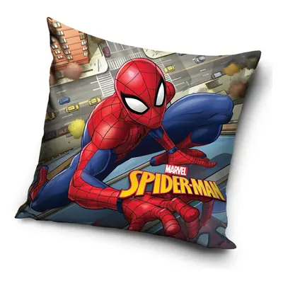 Carbotex Povlak na polštářek 40x40 cm - Spider-man nad městem