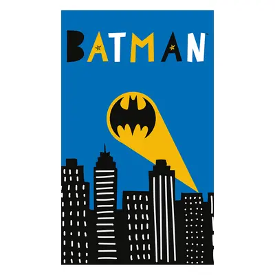 Carbotex Bavlněný froté ručníček 30x50 cm - Batman Gotham City