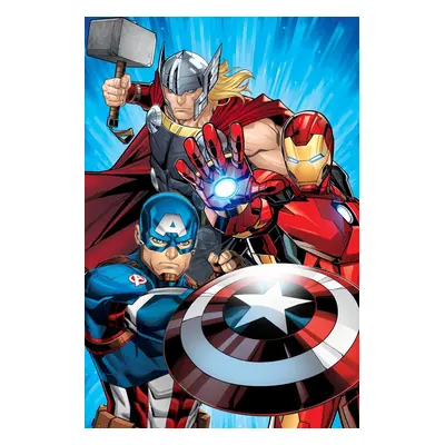 Jerry Fabrics Deka mikroflanel 100x150 cm - Avengers "Heroes 02"