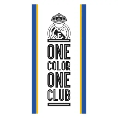 Carbotex Bavlněná froté osuška 70x140 cm - Real Madrid One Color One Club