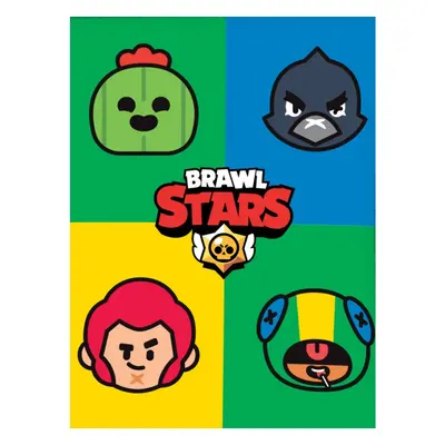 Carbotex Deka fleecová 110x140 cm - Brawl Stars Portréty