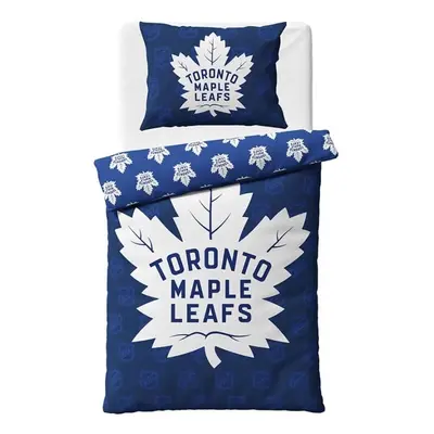 TipTrade Bavlněné povlečení 140x200 + 70x90 cm - NHL Toronto Maple Leafs Shields