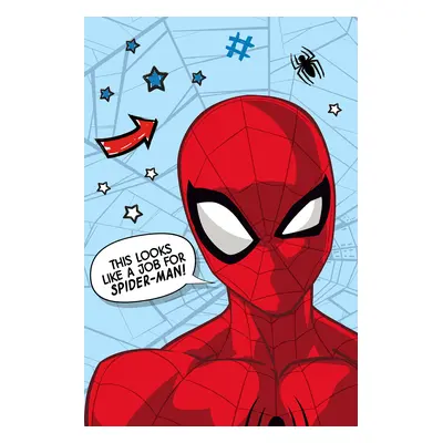 Jerry Fabrics Deka mikroflanel 100x150 cm - Spider-man