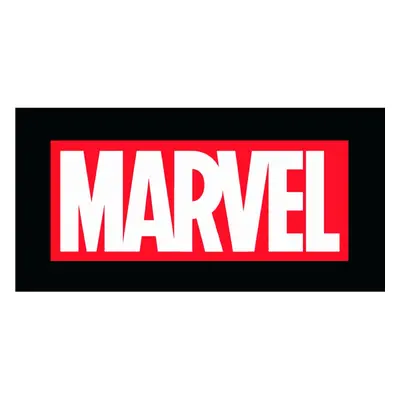 Carbotex Bavlněná froté osuška 70x140 cm - Marvel Logo