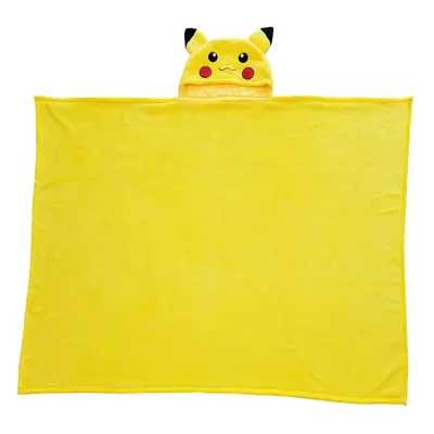 Halantex Dětská deka s kapucí 120x150 cm - Pikachu Pokémon