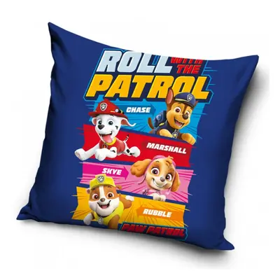 Carbotex Povlak na polštářek 40x40 cm - Tlapková patrola Roll Patrol