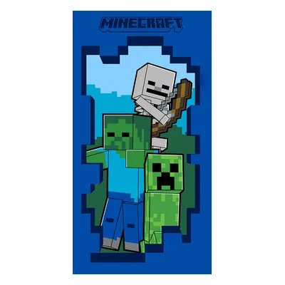 Carbotex Bavlněný froté ručníček 30x50 cm - Minecraft Creepeři