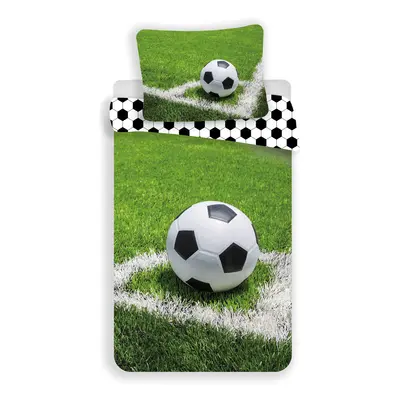 Jerry Fabrics Bavlněné povlečení 140x200 + 70x90 cm - Fotbal