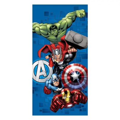 Carbotex Bavlněná froté osuška 70x140 cm - Avengers útočí