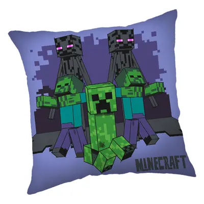 Jerry Fabrics Dekorační polštářek 40x40 cm - Minecraft "Mobs coming for you"