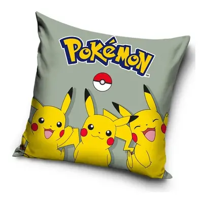 Carbotex Povlak na polštářek 40x40 cm - Pokémon Pika Pika Pikachu