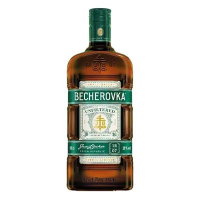 Jan Becher Becherovka nefiltrovaná 0,5l 38%