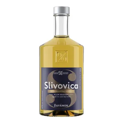 Žufánek Slivovice Žufánek Slivovica z dubového sudu 0,5l 45%